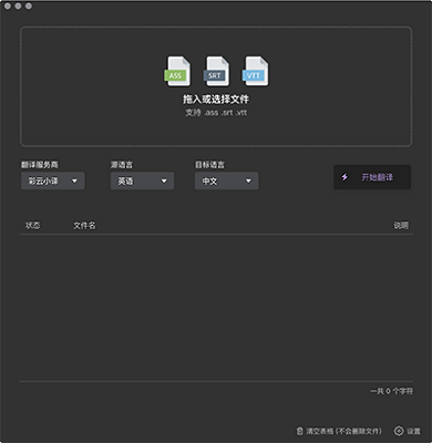 字幕组机翻小助手截图