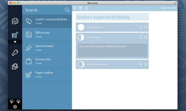 Bluenote for Mac截图