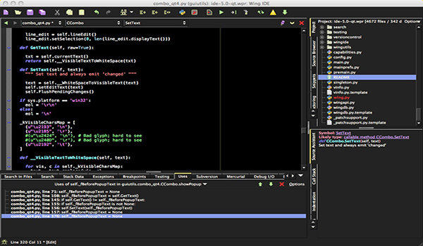 Wing IDE Pro截图