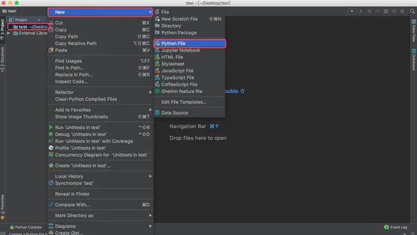 PyCharm MAC版截图
