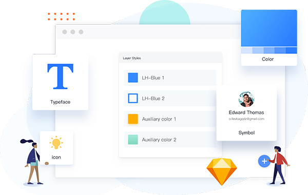 蓝湖设计规范云截图