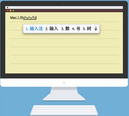 QQ五笔输入法Mac版截图