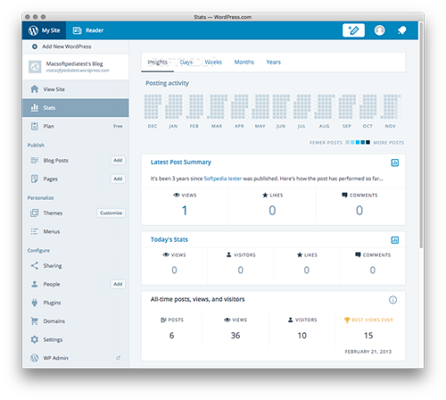 WordPress Mac版截图