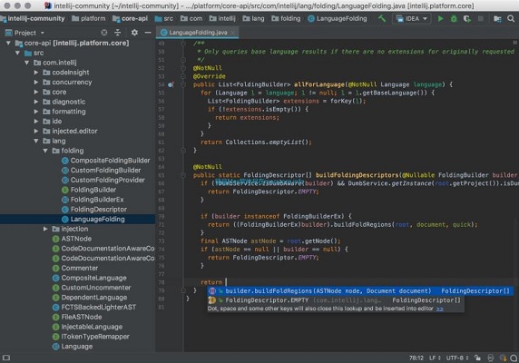 intellij idea Mac版截圖