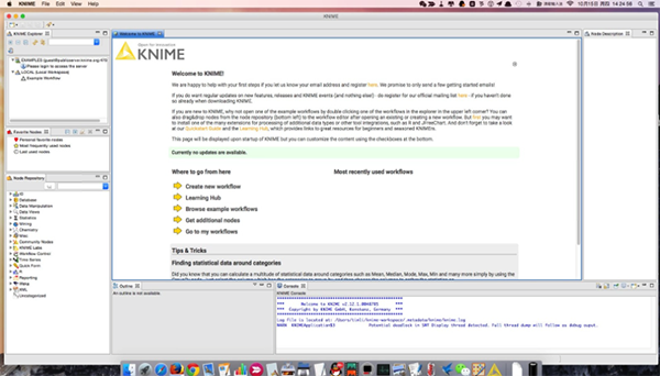 KNIME截图