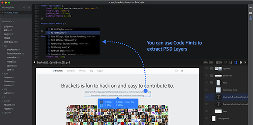 Brackets MAC版截图