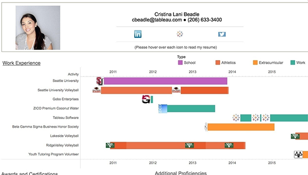Tableau Public截图