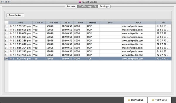 Packet Sender截图