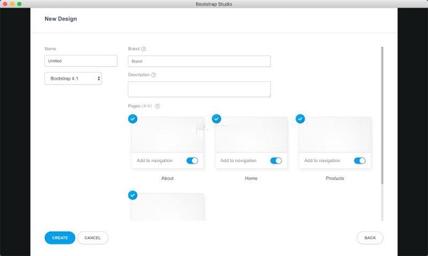Bootstrap Studio截图