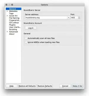 MusicBrainz Picard截图