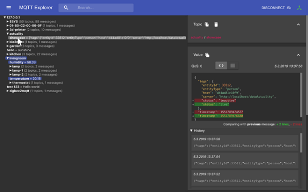 MQTT Explorer截图