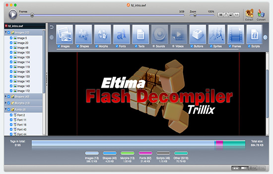 Flash Decompiler Trillix截图