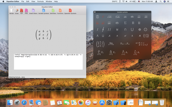 Equation Editor截图