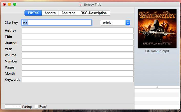 BibDesk截图