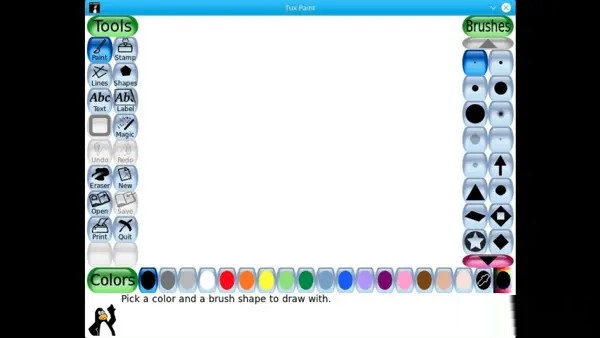 Tux Paint截图