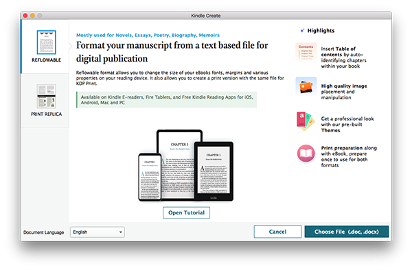 Kindle Create截图