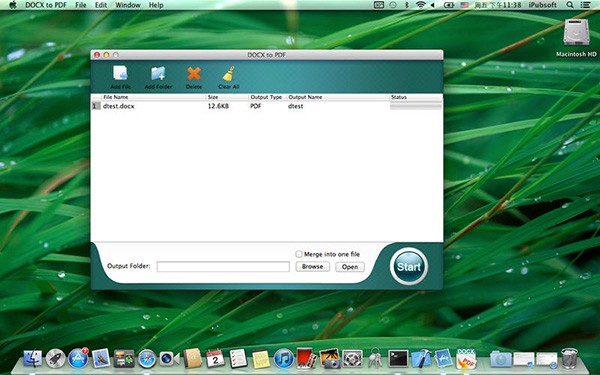 DOCX to PDF截图