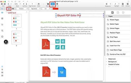 ISkysoft PDF Editor截图