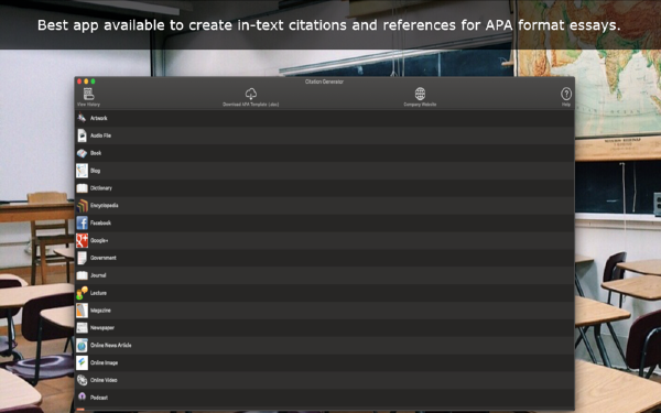 Citation Generator截图