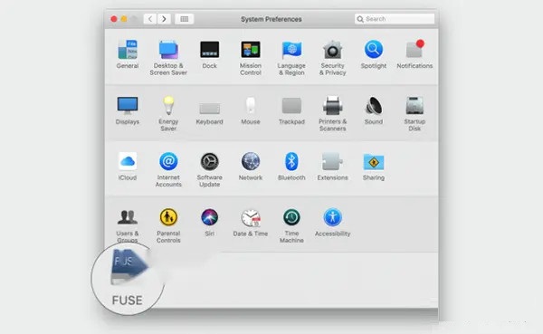 osxfuse截图