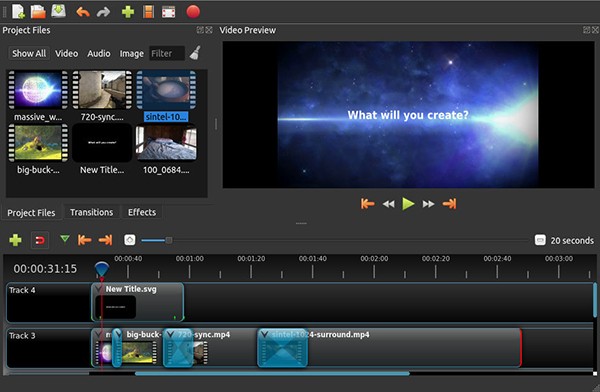 OpenShot Video Editor截图