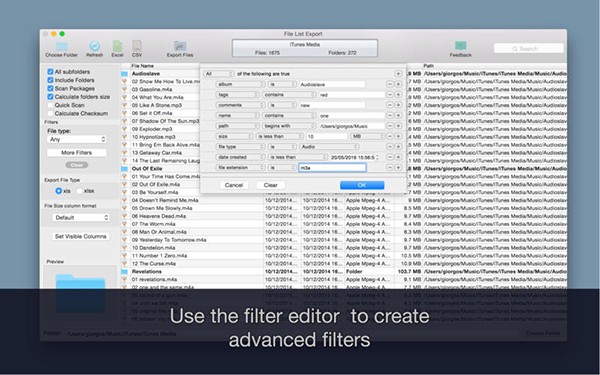File List Export截图