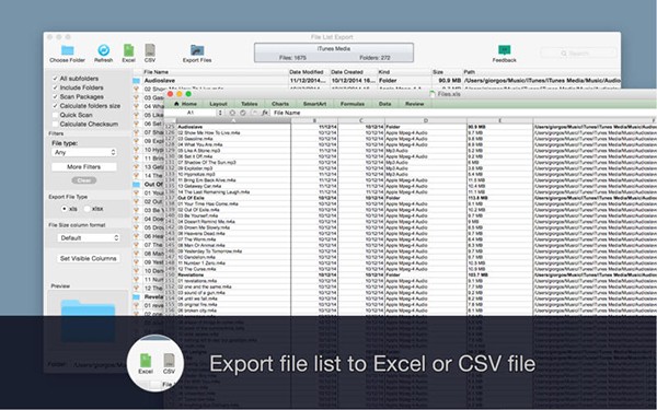 File List Export截图