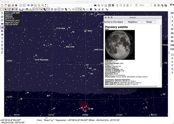 SkyChart截图