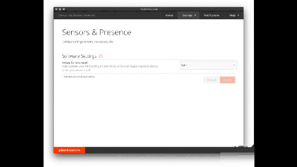 Plantronics Hub截图