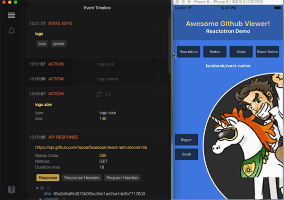Reactotron截图
