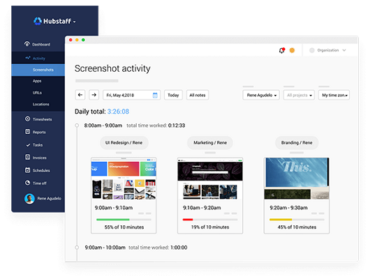 Hubstaff截图