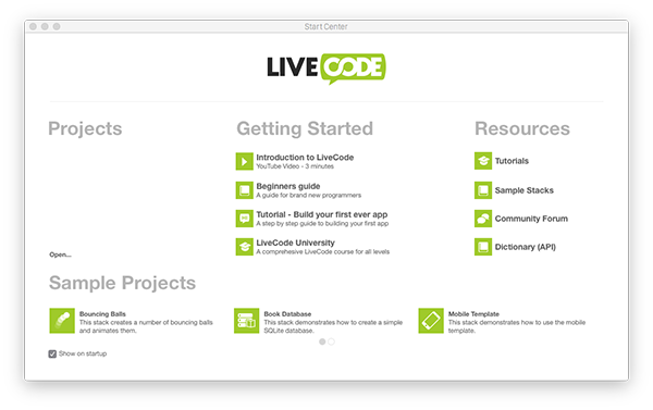 LiveCode截图