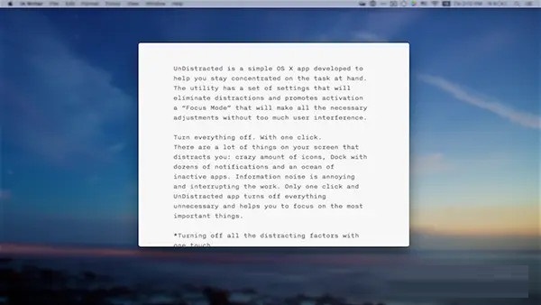 UnDistracted截图