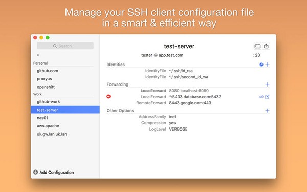 SSH Config Editor截图