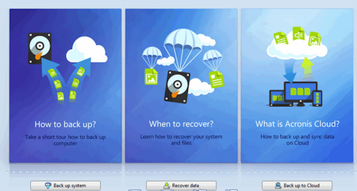 Acronis True Image 2016截图