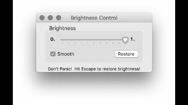 Brightness Control截图