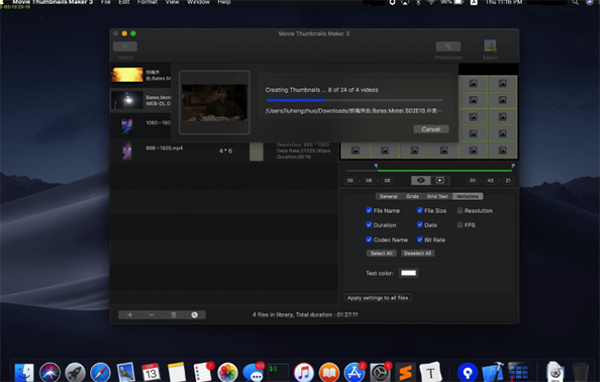 Movie Thumbnails Maker截图