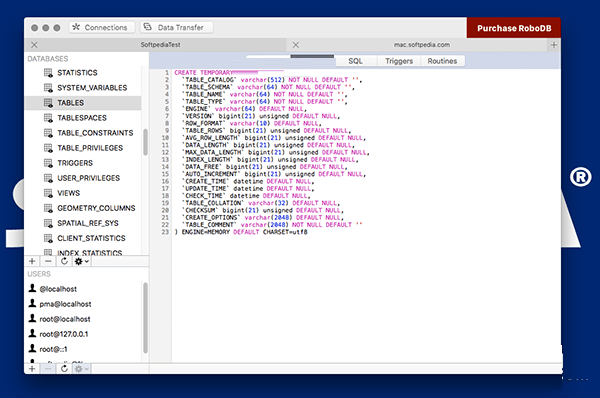RoboDB Manager截图