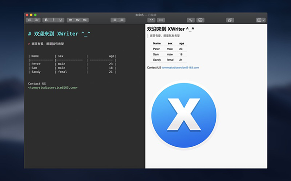 XWriter截图