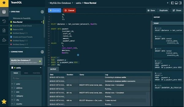 TeamSQL截图