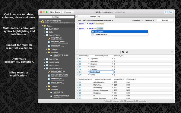 SQLPro for Oracle截图