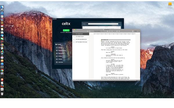 celtx script截图