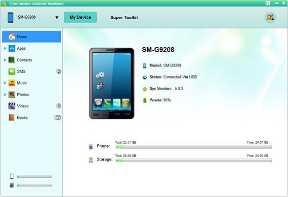 Coolmuster Android Assistant截图
