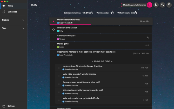 Super Productivity截图