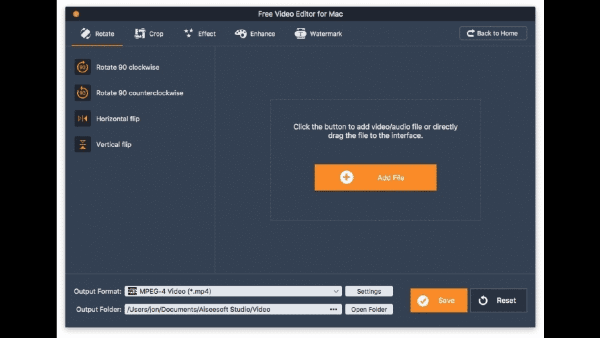 Aiseesoft Video Editor截图