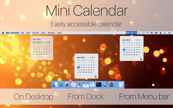 Mini Calendar截图