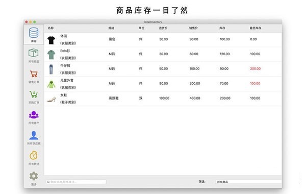 Retail Inventory截图