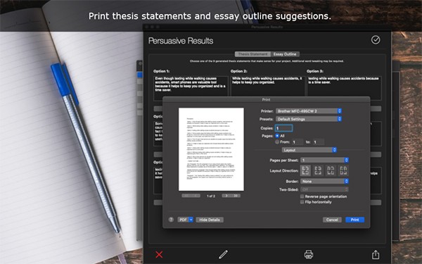 Thesis Generator截图