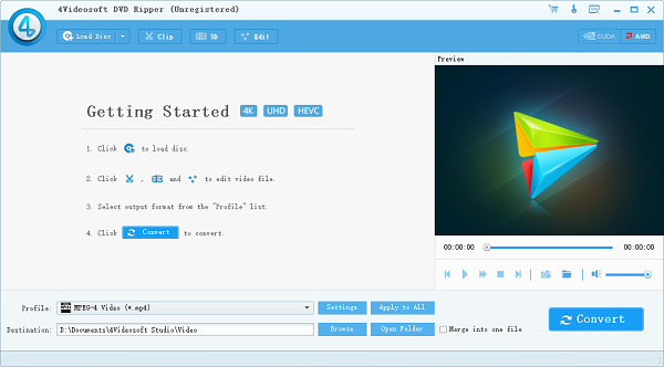 4Videosoft DVD Ripper截图