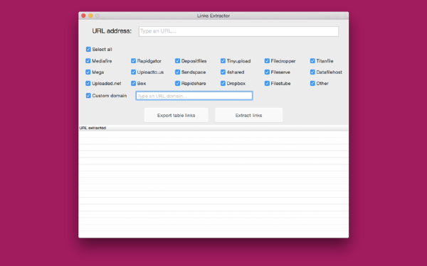 Links Extractor截图